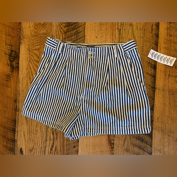 BDG Pants - BDG Urban outfitters shorts, denim striped jean shorts , high waisted